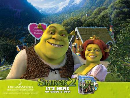 Shrek  - green, vionna, shrek, cartoon