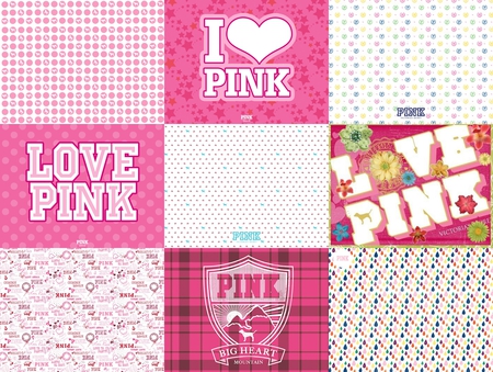 love pink - hearts, victoria secret, pink, girly, cute