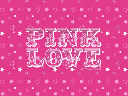 Pink Love - love, stars, pink, girly, cute