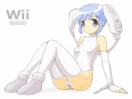 wii girl - women, female, girl, videogame, video game, nintendo, wii