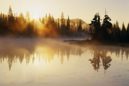 beautiful morning - morning, nature, mauntains