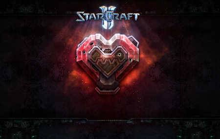 StarCraft Terran Heart - star, game, heart, terran, craft, starcraft, starcraft2