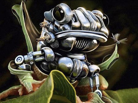 Robotic Frog - robotic frog, frog, robotic, robot