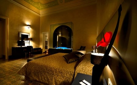 LUXURY HOTEL SUITE - room, interior, hotel, luxury