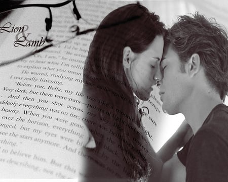 Edward and Bella - love, wallpaper, logo