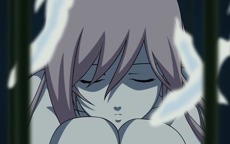 Sleepy girl - sleep, girl, pink, hair, anime, cute