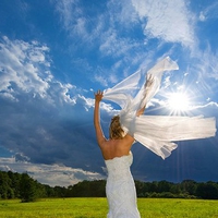 Lady in white