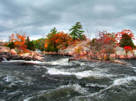 Colors of Autumn - river, picture, cool, colors of autumn