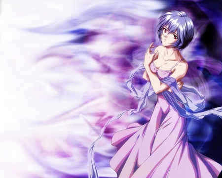 Ah, the beautiful Rei Ayanami.