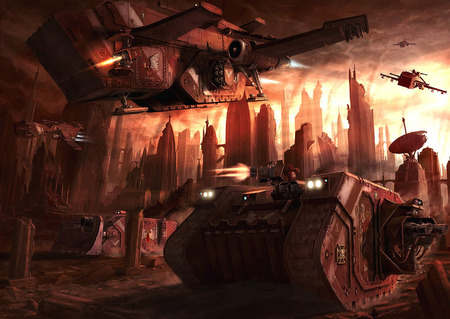 Space Marines - future, space, spaceship, marines, destruction, war, battle, sci-fi, fire, fantasy, army