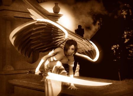 Angel - 3d, fantasy