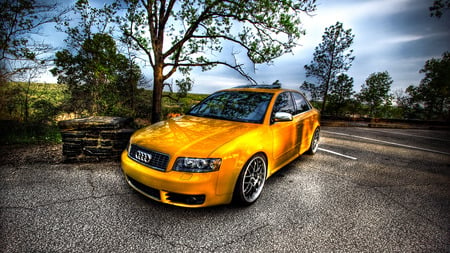 BEAUTIFUL DREAM - colour, car, audi, amber, dream