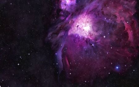 STUNNING NEBULA - stars, mauve, nebula, univers