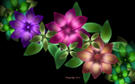 Exotic Flower Vine - colorful, airbrush, digital paint, paint, purple, amazing, cool, dark, digital art, petals, color, copper, chic, splendidly, pink, beautiful, digital painting, leaves, sweet, rose, wonderful, black, painting, airbrushing, vine, gorgeous, pretty, green, paintings, cute, magnificent, love, magical, lovely, pollen, gold, exotic, fuschia, abstract, splendor, flowers, colors, digital, exotic flower vine, karlajkitty, flower