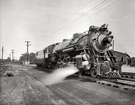 Cool BW Train - steam, coal