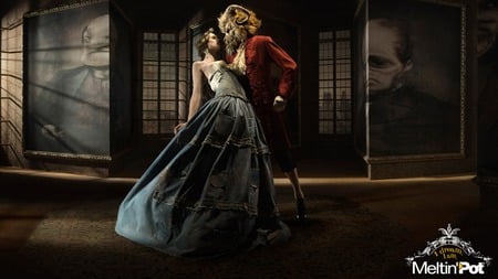 Beauty And The Beast - man, fairytale, woman