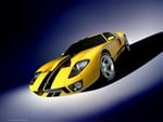 ford GT yellow