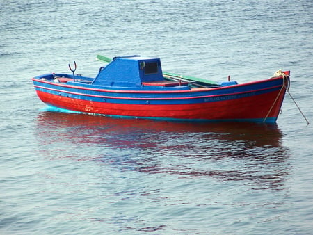 greek boat - greek, greece, boats, jolly