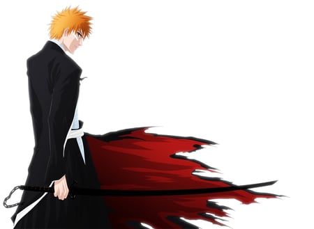 Ichigo Kurosaki - soul, reaper, kon, ichigo, hollow, characters, bankai, bleach, rukia