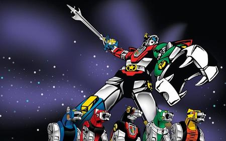 Voltron - votron, cartoon, robot