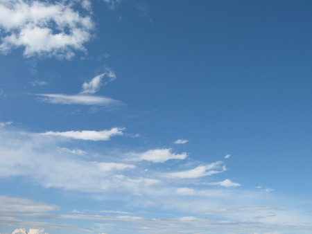 blue sky - sky, nature, blue