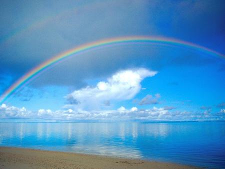 dreamscape - nature, rainbow, sky