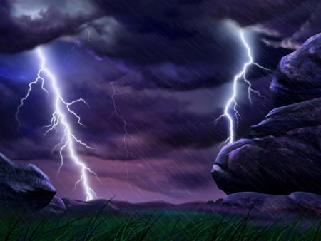 lightning (3) - lightning, forces of nature