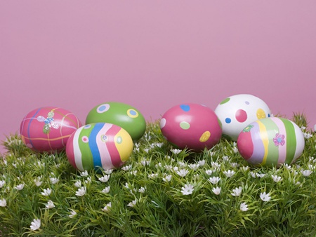 the best easter eggs ever - eggs, abstract, photography, easter, flowers, spring