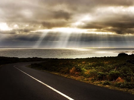 distance and time - oceans, sky, nature