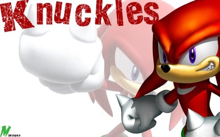 Knuckles - sonic, game, knuckles