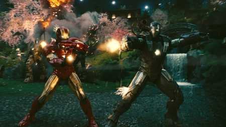 Iron Man & War Machine - iron man, warmachine, movie