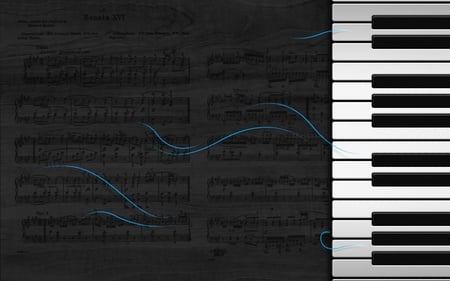 classical sheet music - abstract, 3d and cg