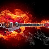 hard rock music guitar