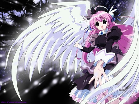 Pita-Ten - walls, magic, anime, series, angels and demons, fantasy