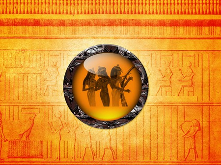 EGYPTIAN ICON - icon, egypt, amber, wall