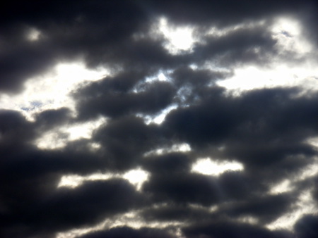 cloudy sunrise - stormy, sky, morning, clouds, sun, sunrise