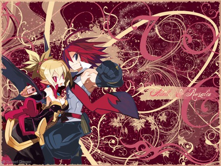 Adell and Rozalin - disgaea 2, anime, disgaea, rozalin, adell, love