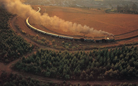 famous trains - photography, abstract