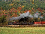 vintage train vacation