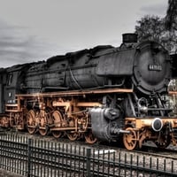 retro vintage locomotive