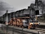 retro vintage locomotive