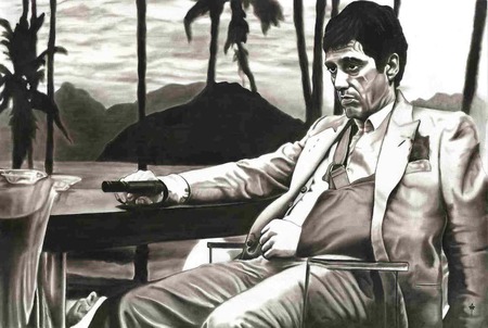 tony sitting - montana, pacino, scarface, tony, al