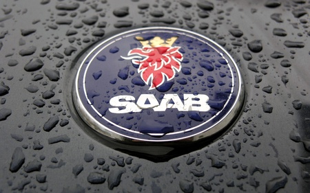 Saab hood badge - hood badge, saab