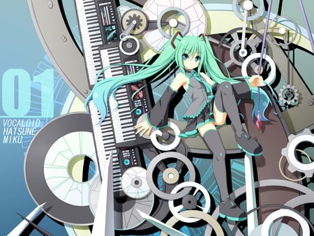 Hatsune Miku - anime, hatsune miku, vocaloids