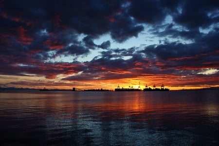 nice sunset - nature, sky, sunset