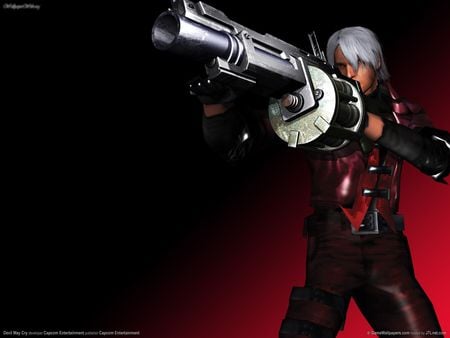 ATTACK IN DARK - hero, video game, dark, devil may cry, warrior, fighter, action, ps3, dante, capcom, adventure, weapon