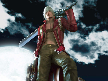 Dante - capcom, hero, warrior, fighter, video game, adventure, action, dante, weapon, sword, devil may cry, ps3