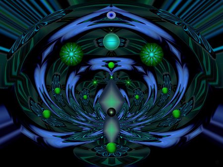 Green Energy - fractal, eye candy, abstract