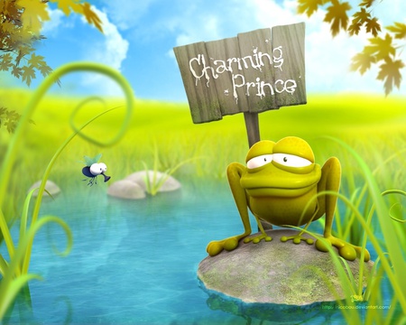 charming prince - animation, cute, frog