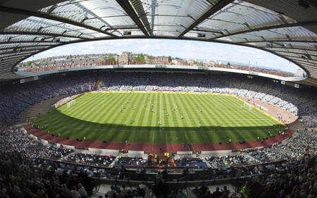 Hmpden Park - stadium, architecture, modern